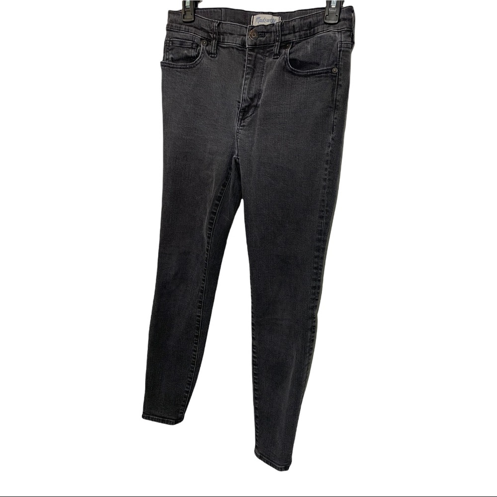 *SOLD* MADEWELL HIGH RISER SKINNY FADED BLACK JEANS ACID WASHED DENIM SIZE 28 - Picture 14 of 16